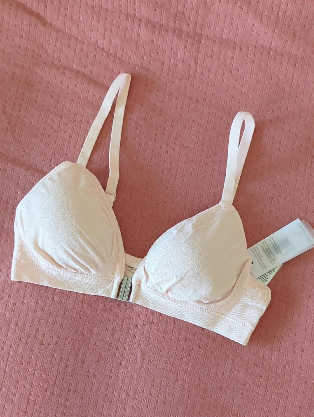 BOODY Soft Wireless Padded Bra In Powder Pink ( Medium)